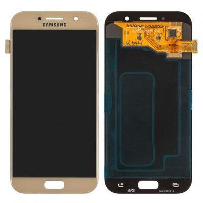 Дисплей для Samsung A520F Galaxy A5 2017 c сенсором золотой TFT