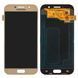 Дисплей для Samsung A520F Galaxy A5 2017 c сенсором золотой TFT