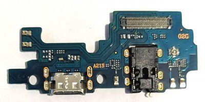 Нижня плата для Samsung Galaxy A21s A217F з роз'ємом зарядки, роз'ємом навушників та мікрофоном