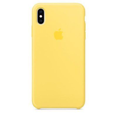 Чехол-накладка Silicone Case Apple iPhone XS Max Yellow