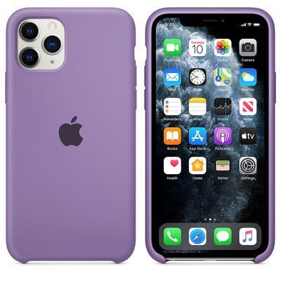 Чехол-накладка Silicone Case Apple iPhone 11 Pro Blueberry
