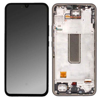 Дисплей для Samsung Galaxy A34 A346B с сенсором и рамкой черный OLED