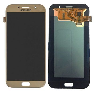 Дисплей для Samsung Galaxy A7 A720 2017 с сенсором золотистый OLED