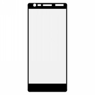 Захисне скло Nokia 3.1 TA-1063 TA-1057 Full Glue чорне