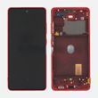 Дисплей для Samsung Galaxy S20 FE G780 з сенсором та рамкою червоний Original GH82-24219E