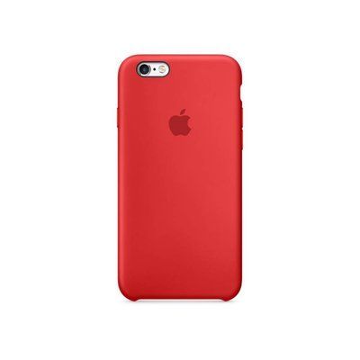 Чехол-накладка Silicone Case Apple iPhone 6, iPhone 6S Red