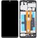Дисплей для Samsung A065 Galaxy A06 з рамкою чорний