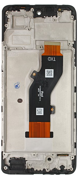 Дисплей для Infinix Hot 50 4G (X6882) з рамкою чорний