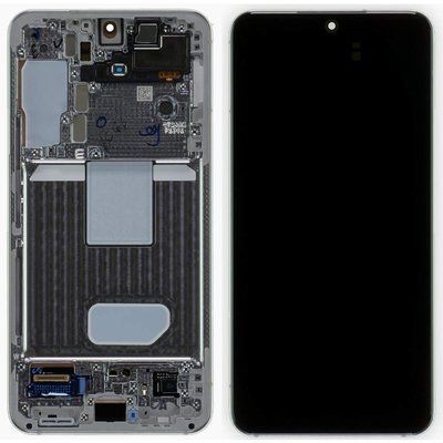 Дисплей для Samsung Galaxy S22 S901 с сенсором и рамкой белый (GH82-27520B) ORIGINAL