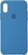 Чохол-накладка Silicone Case Apple iPhone XS Max Denim Blue