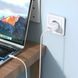 Зарядный блок Borofone BA68A (1USB/2.1A) + кабель Lightning белый