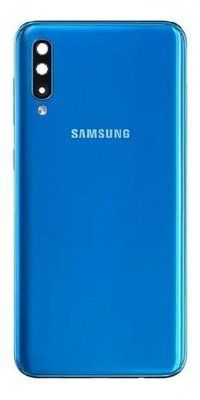 Задняя крышка для Samsung Galaxy A50 2019 A505F со стеклом камеры синяя
