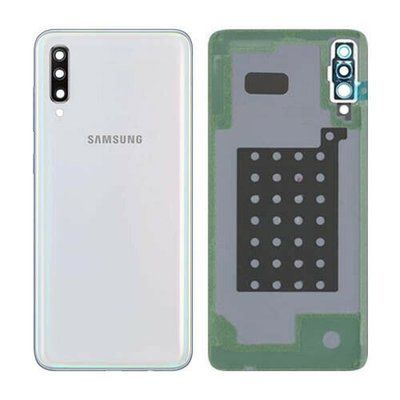 Задняя крышка для Samsung Galaxy A70 2019 A705F со стеклом камеры белая