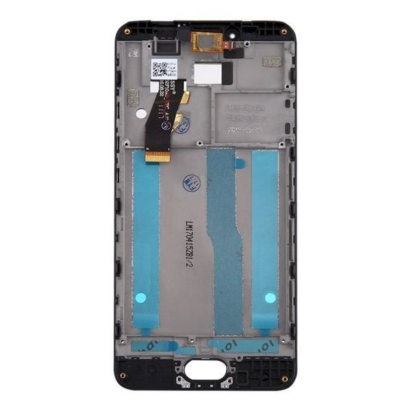 Дисплей для Meizu M5s M612H з сенсором та рамкою чорний