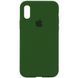 Чохол-накладка Silicone Case Apple iPhone XS Max Army Green