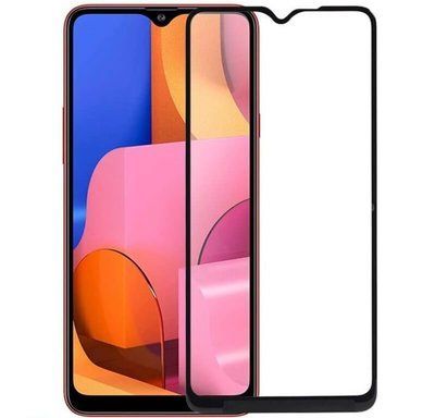 Захисне скло Samsung Galaxy A02 M02 A02s A12 Full Glue чорне