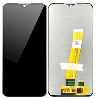 Дисплей для Samsung Galaxy A01 A015 2020, Galaxy M01 M015F 2020 з сенсором чорний, з вузьким разьємом (GH81-18209A) ORIGINAL