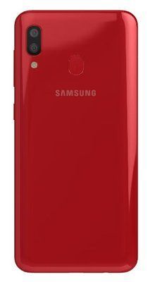 Задня кришка для Samsung Galaxy A20 2019 A205F зі склом камери червона