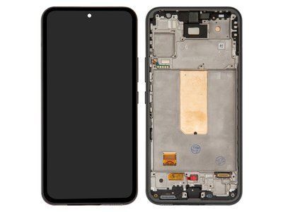 Дисплей для Samsung A546F Galaxy A54 с сенсором и рамкой черный OLED