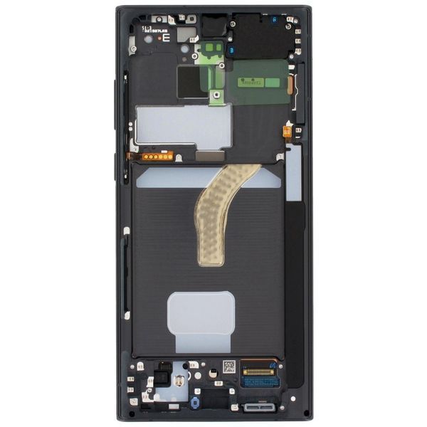 Дисплей для Samsung S908 Galaxy S22 Ultra з рамкою чорний OLED (Small LCD)