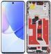 Дисплей для Huawei Nova 9, Honor 50 с сенсором и рамкой черный OLED