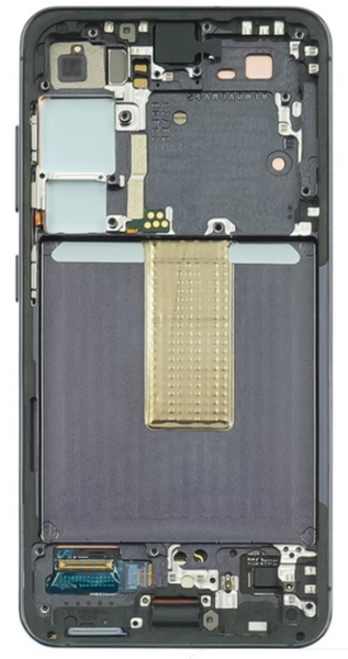 Дисплей для Samsung S911 Galaxy S23 5G з рамкою чорний GH82-30480A ORIGINAL