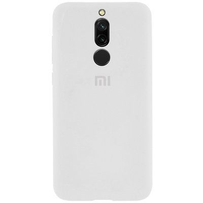Чехол-накладка Silicone Case Xiaomi Redmi 8 White