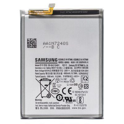 Акумулятор для Samsung EB-BA315ABY Galaxy A31 A315F 4860 mAh