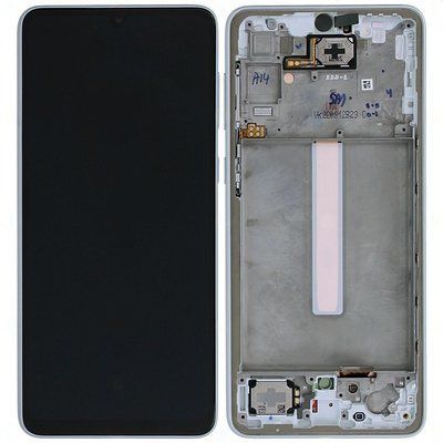 Дисплей для Samsung Galaxy A33 5G A336B с сенсором и белой рамкой (GH82-28143B) ORIGINAL