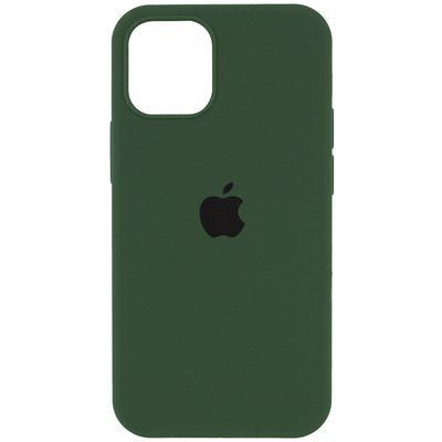 Чехол-накладка Silicone Case Apple iPhone 12 Mini Dark green