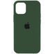 Чехол-накладка Silicone Case Apple iPhone 12 Mini Dark green