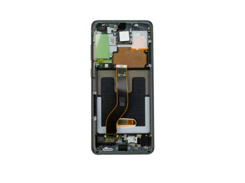 Дисплей для Samsung G985 Galaxy S20 Plus, G986 з рамкою чорний OLED
