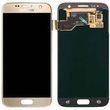 Дисплей для Samsung G930F Galaxy S7, G930FD з сенсором золотий OLED