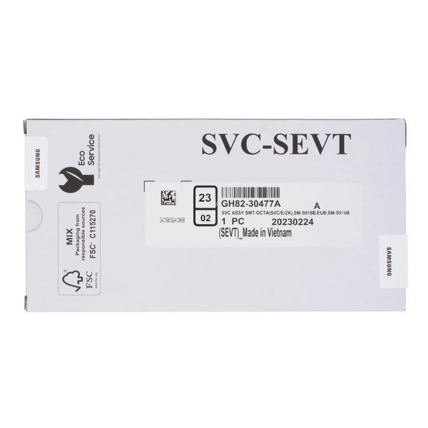 Дисплей для Samsung S916 Galaxy S23 Plus з рамкою чорний GH82-30476A ORIGINAL