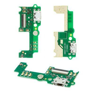 Нижняя плата для Huawei Y6 Pro TIT-U02, Enjoy 5 с разьемом зарядки и микрофоном