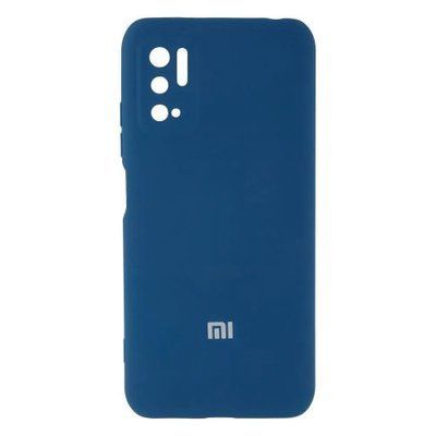Чехол-накладка Silicone Case Xiaomi Poco M3 Fluorescent Blue