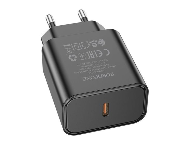 Зарядный блок Borofone BA71A PD20W черный