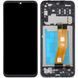 Дисплей для Samsung A145 Galaxy A14 4G с рамкой черный GH81-23640A ORIGINAL