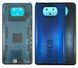Задняя крышка для Xiaomi Poco X3 Pro синяя Frost Blue