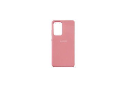 Чехол-накладка Silicone Case Samsung Galaxy A52 (2021) A525F Pink
