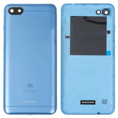 Задняя крышка для Xiaomi Redmi 6A на 2 Sim синяя