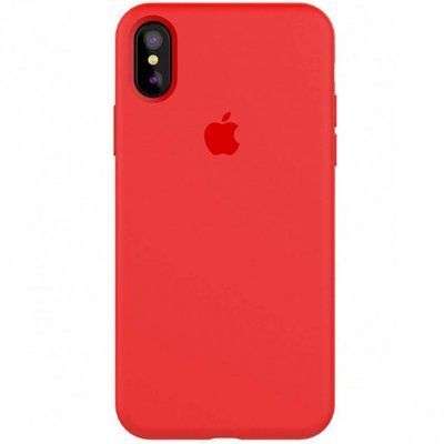 Чехол-накладка Silicone Case Apple iPhone XS Max Red