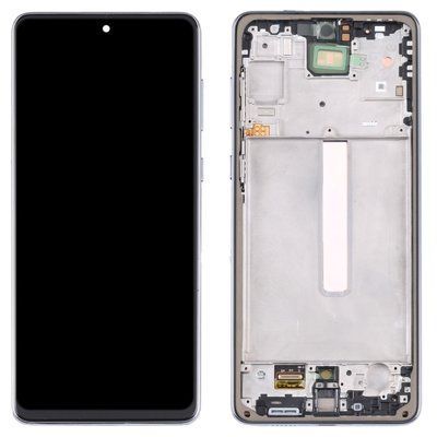 Дисплей для Samsung A736 Galaxy A73 5G с сенсором и белой рамкой (GH82-28884B) ORIGINAL