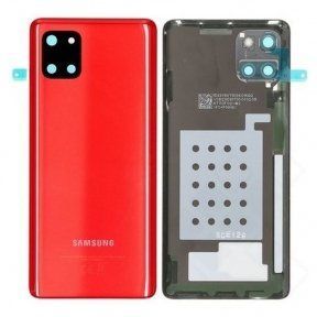 Задня кришка для Samsung Galaxy Note 10 Lite N770F зі склом камери червона