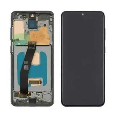 Дисплей для Samsung G980 Galaxy S20 с рамкой черный OLED