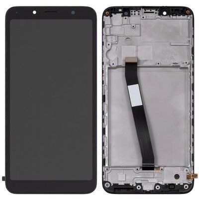 Дисплей для Xiaomi Redmi 7A з сенсором та рамкою чорний