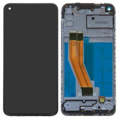 Дисплей для Samsung Galaxy A11 A115, Galaxy M11 M115 с сенсором и рамкой черный