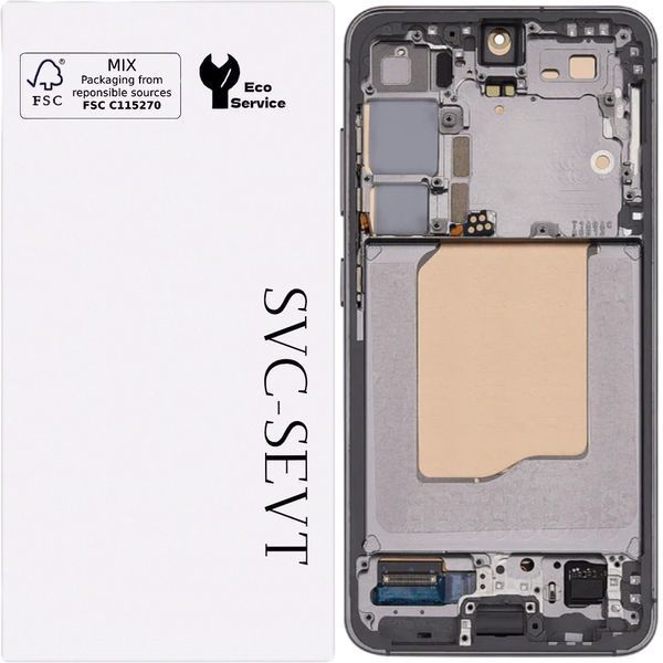 Дисплей для Samsung S931 Galaxy S25 з рамкою чорний GH82-36329A ORIGINAL