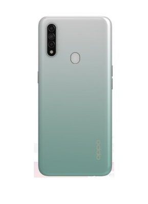 Задняя крышка для Oppo A31 со стеклом камеры белая