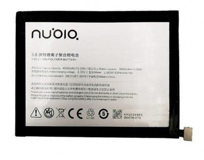 Акумулятор для ZTE Li3839T43P6h406790 Nubia Z11 Max 4000 mAh